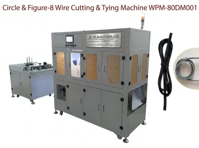 Автоматический станок для резки, намотки и вязки проводов WPM-80DM001