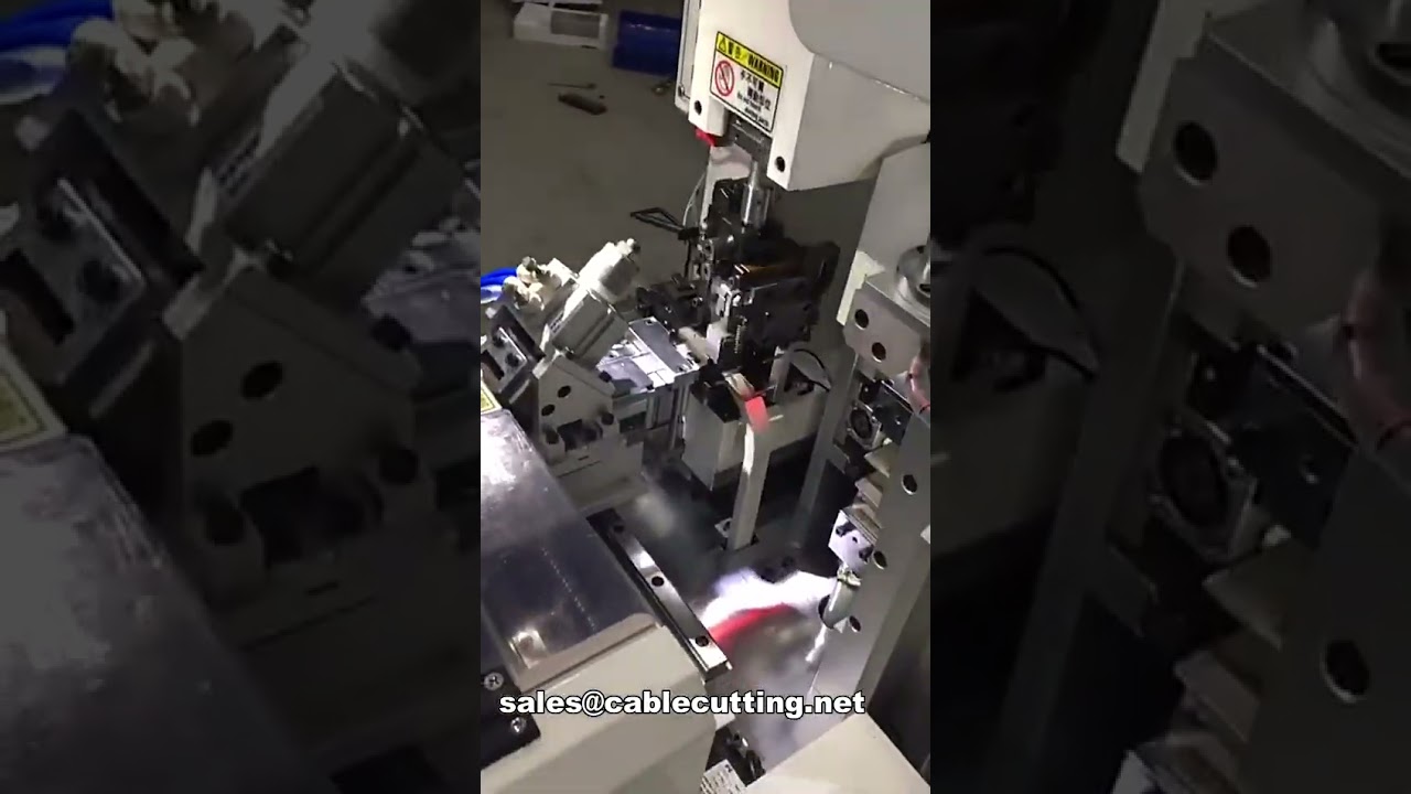 Автоматический станок для резки, зачистки и обжима плоских шлейфовых кабелей с обеих сторон