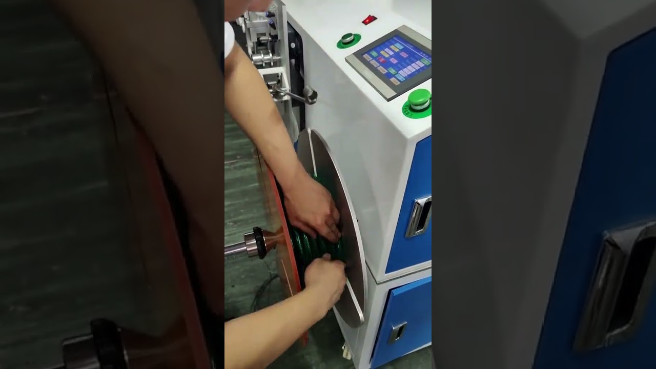 Точный напольный мотальный станок для мерных трубок: аккуратная намотка и чистая резка