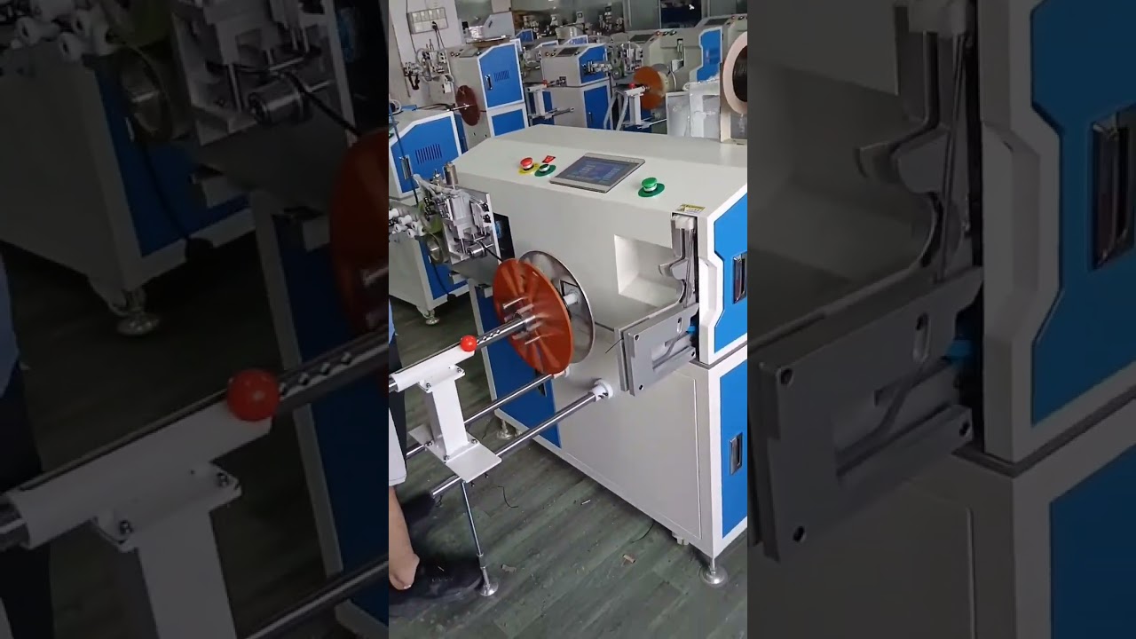 Автоматическая сортировка, намотка, резка и сматывание трубок в одном станке с точным дозированием #автоматизация #оборудование
