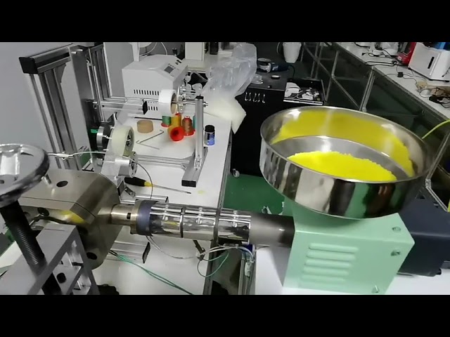 Мини-лабораторный экструдер для филамента 3D-печати | DIY линия производства