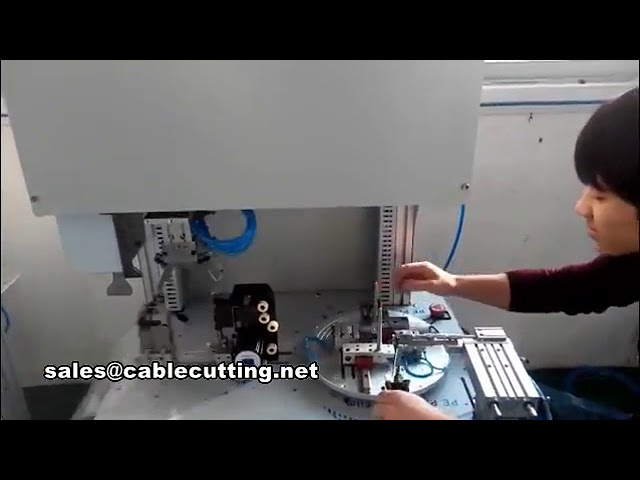 Автоматическая машина для намотки и связки мелких кабелей (мышиные линии)