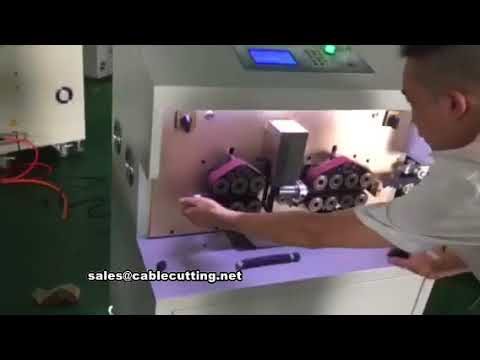 Автоматический станок для зачистки и резки крупного квадратного провода и кабеля с ЧПУ