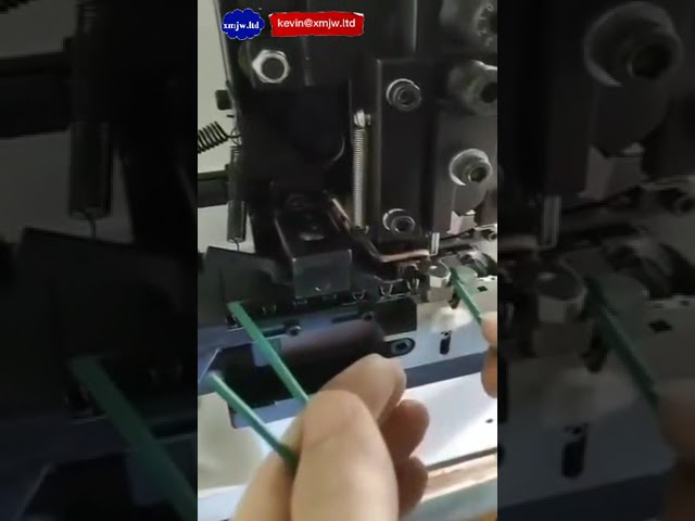 Автоматическая машина для зачистки и обжима проводов с клеммами – профессиональный станок