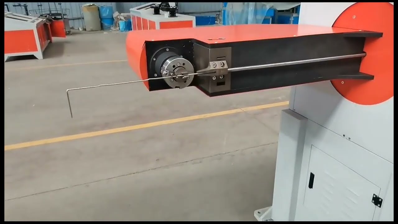 Полностью автоматический 3D ЧПУ станок для гибки проволоки с моторизованным разматывателем