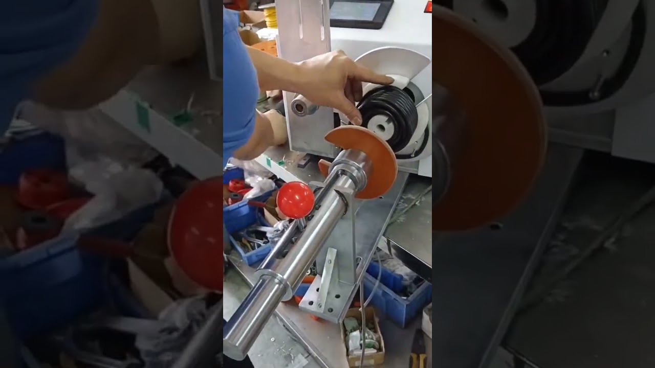 Автоматический намоточный станок с фиксацией концов провода для жгутов #оборудование #автомобилестроение #своимируками