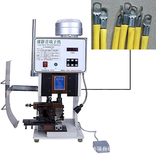 Полуавтоматический тихий станок для обжима наконечников WPM-3000S